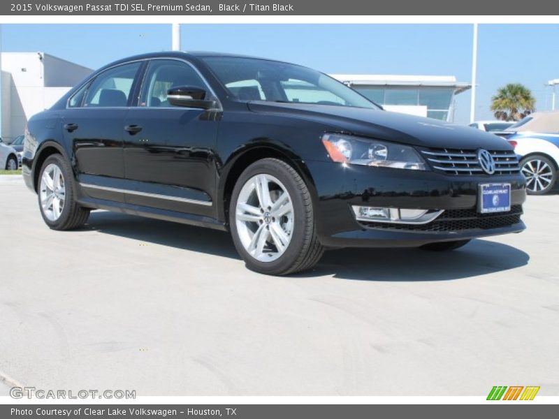 Black / Titan Black 2015 Volkswagen Passat TDI SEL Premium Sedan