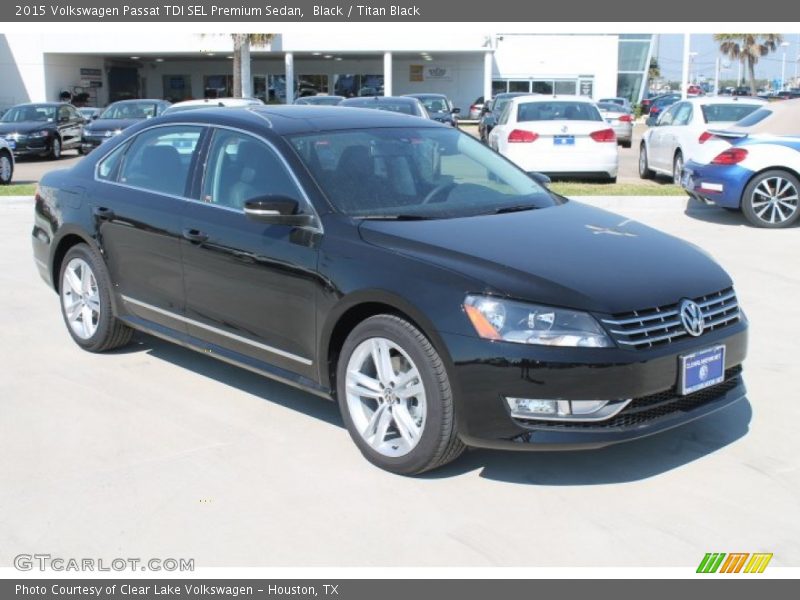 Black / Titan Black 2015 Volkswagen Passat TDI SEL Premium Sedan