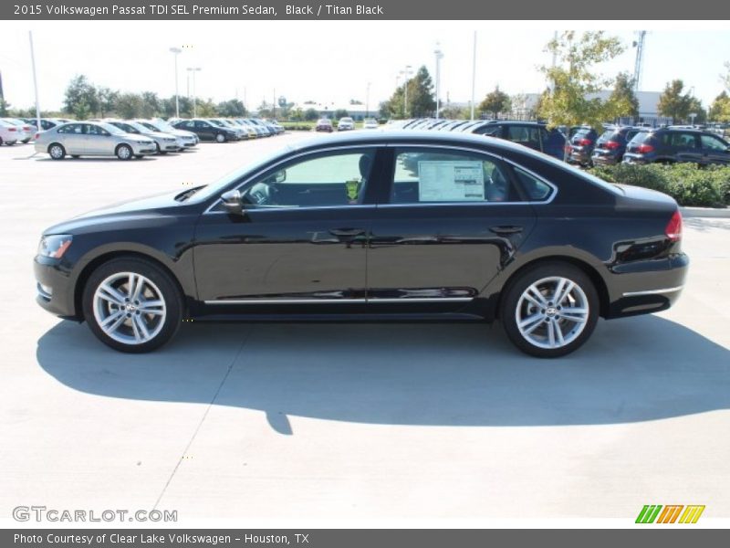 Black / Titan Black 2015 Volkswagen Passat TDI SEL Premium Sedan