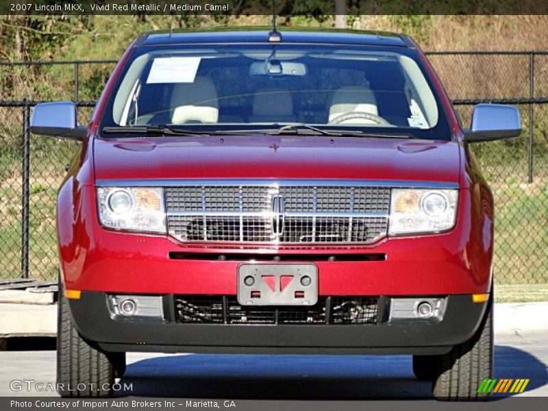 Vivid Red Metallic / Medium Camel 2007 Lincoln MKX