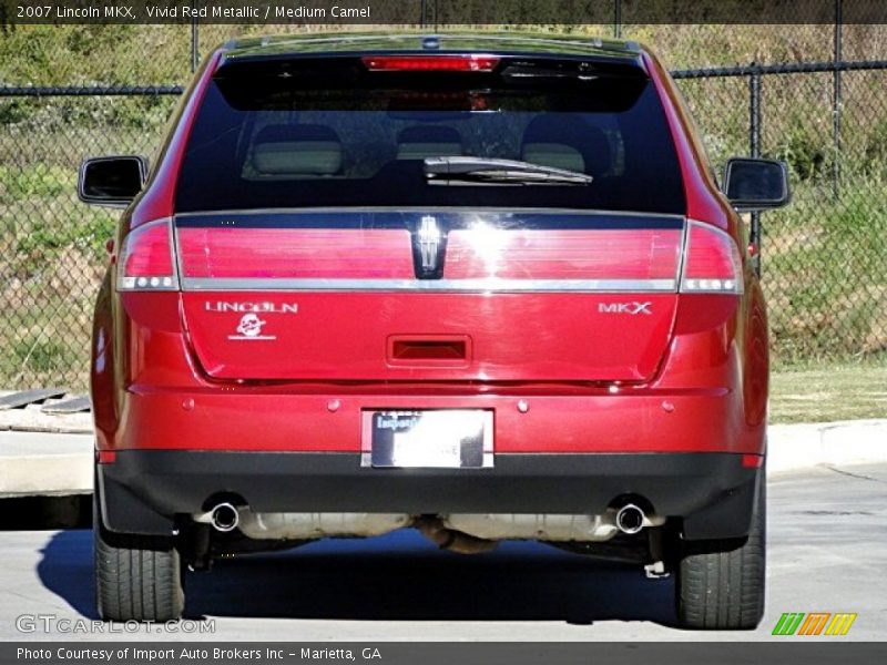 Vivid Red Metallic / Medium Camel 2007 Lincoln MKX