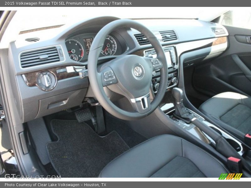 Black / Titan Black 2015 Volkswagen Passat TDI SEL Premium Sedan