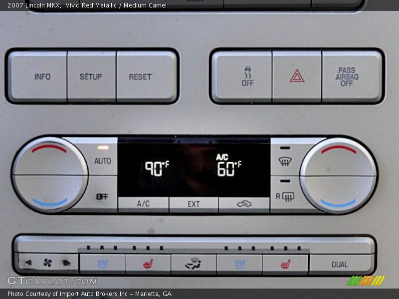 Controls of 2007 MKX 