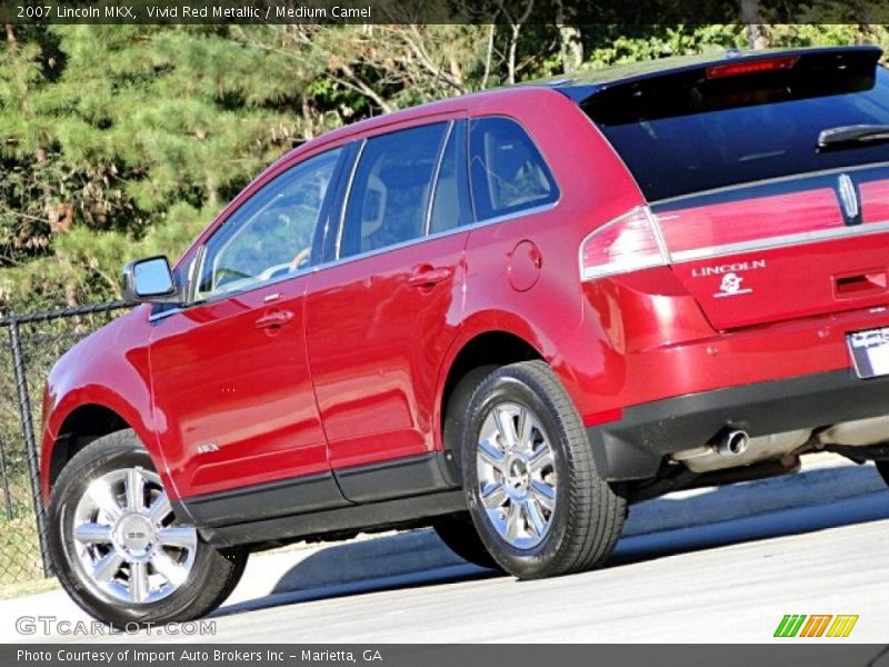 Vivid Red Metallic / Medium Camel 2007 Lincoln MKX