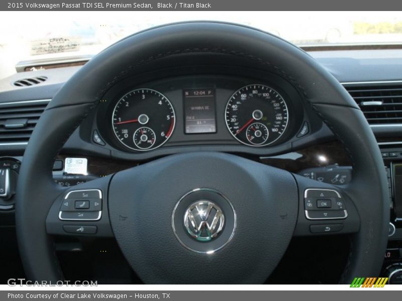 Black / Titan Black 2015 Volkswagen Passat TDI SEL Premium Sedan
