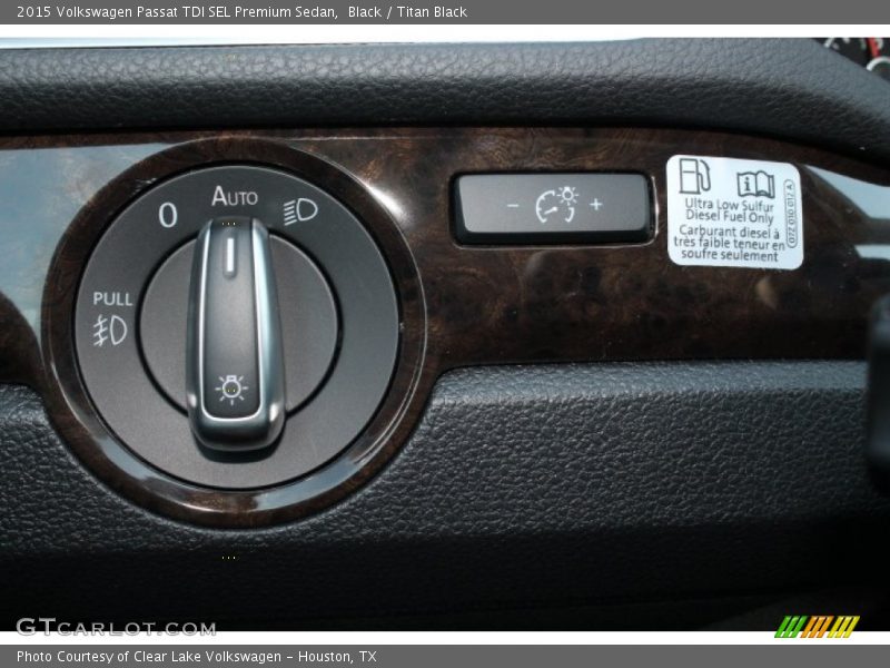 Black / Titan Black 2015 Volkswagen Passat TDI SEL Premium Sedan