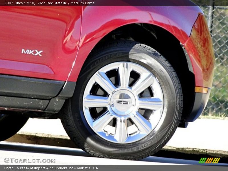 Vivid Red Metallic / Medium Camel 2007 Lincoln MKX