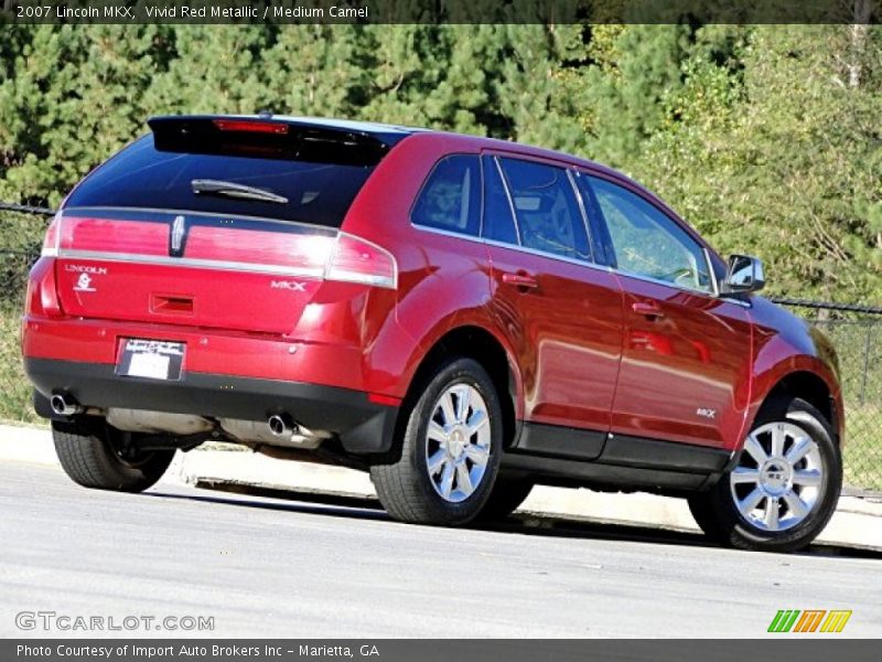 Vivid Red Metallic / Medium Camel 2007 Lincoln MKX