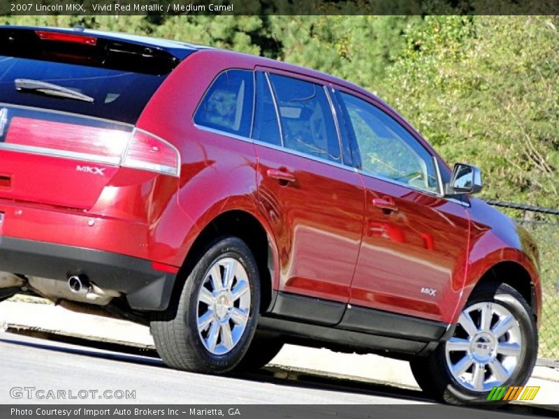 Vivid Red Metallic / Medium Camel 2007 Lincoln MKX