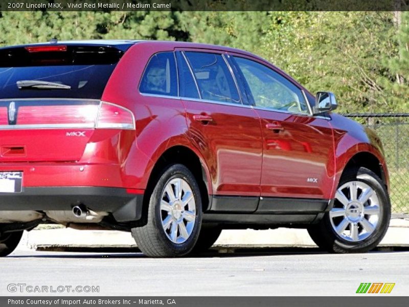 Vivid Red Metallic / Medium Camel 2007 Lincoln MKX