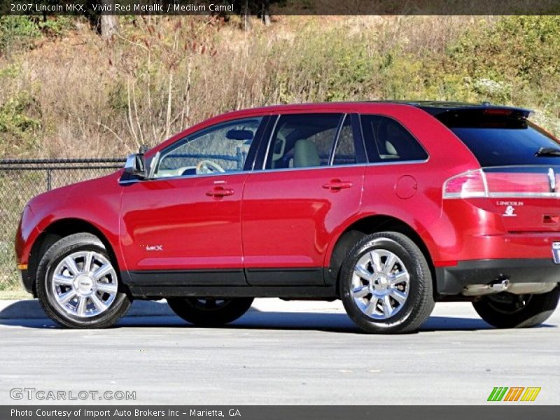 Vivid Red Metallic / Medium Camel 2007 Lincoln MKX