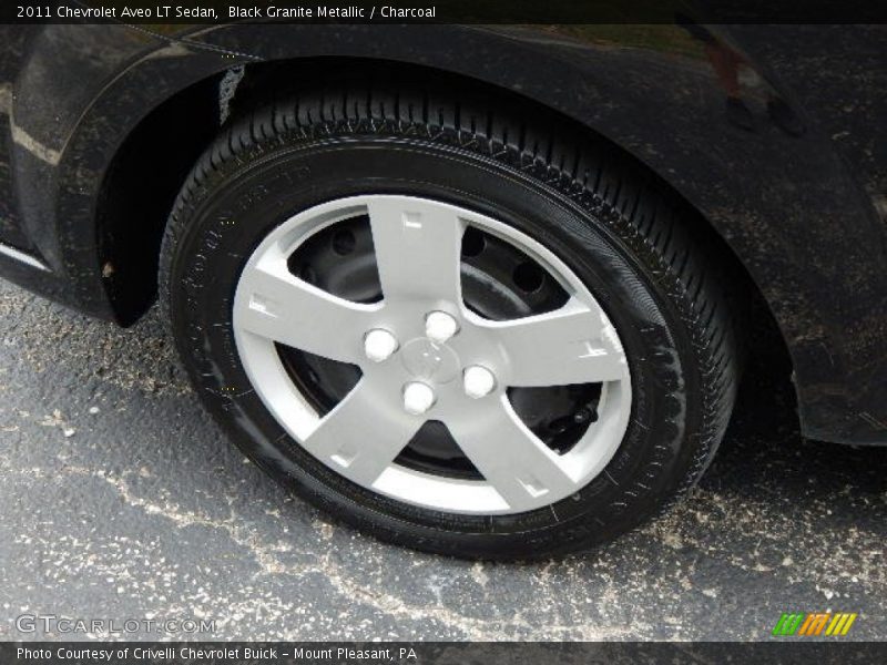 Black Granite Metallic / Charcoal 2011 Chevrolet Aveo LT Sedan