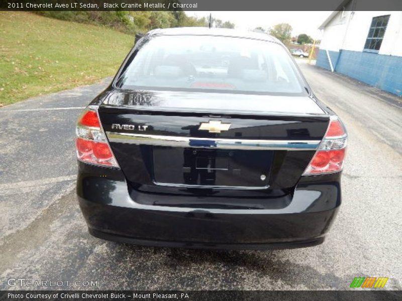 Black Granite Metallic / Charcoal 2011 Chevrolet Aveo LT Sedan