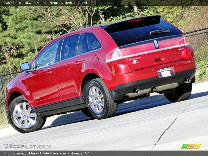 Vivid Red Metallic / Medium Camel 2007 Lincoln MKX