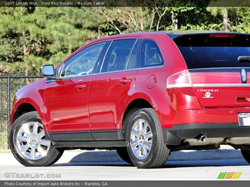 Vivid Red Metallic / Medium Camel 2007 Lincoln MKX