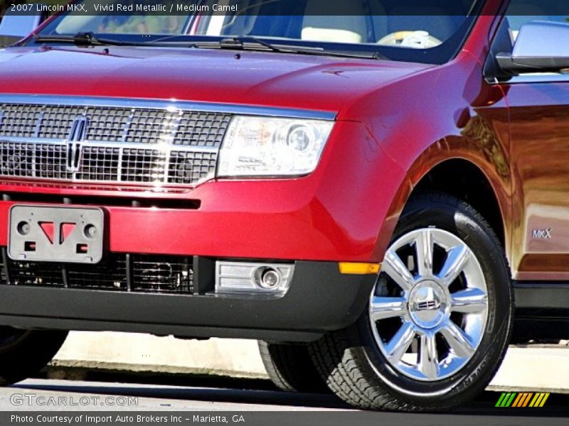 Vivid Red Metallic / Medium Camel 2007 Lincoln MKX