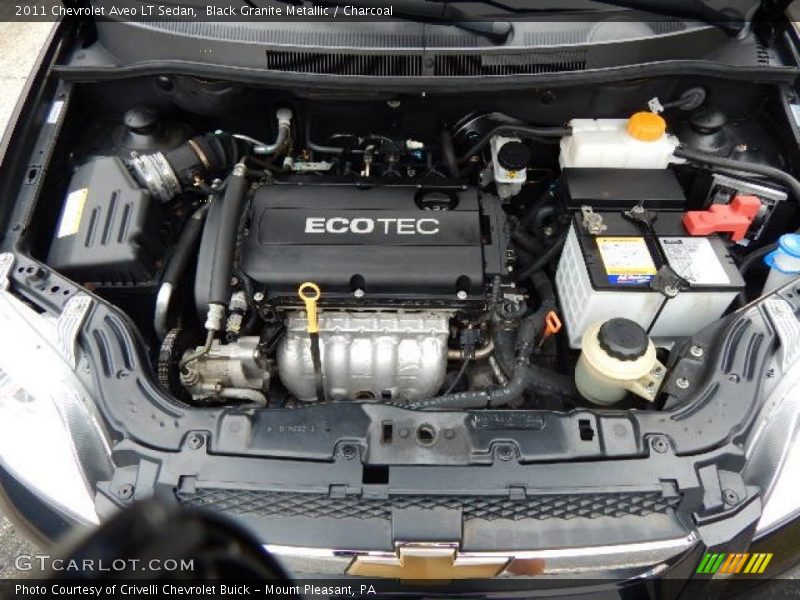 Black Granite Metallic / Charcoal 2011 Chevrolet Aveo LT Sedan