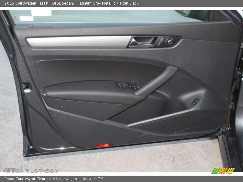 Platinum Gray Metallic / Titan Black 2015 Volkswagen Passat TDI SE Sedan