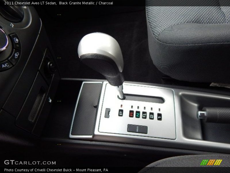 Black Granite Metallic / Charcoal 2011 Chevrolet Aveo LT Sedan