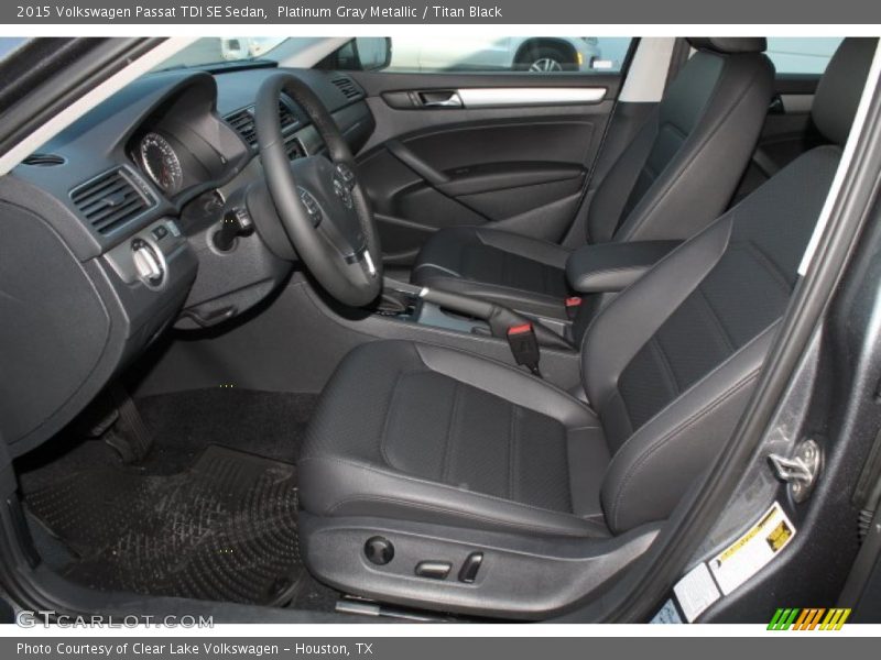 Platinum Gray Metallic / Titan Black 2015 Volkswagen Passat TDI SE Sedan