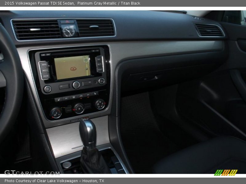 Platinum Gray Metallic / Titan Black 2015 Volkswagen Passat TDI SE Sedan