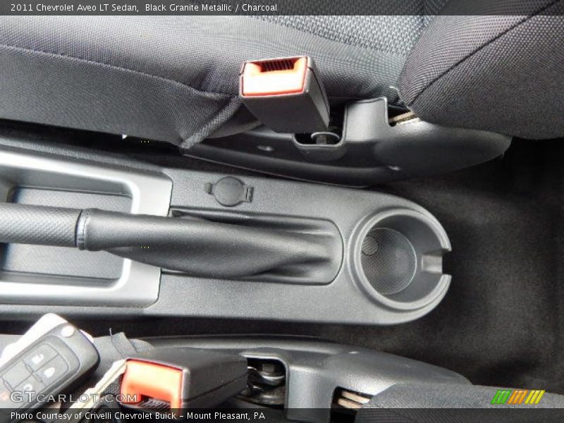 Black Granite Metallic / Charcoal 2011 Chevrolet Aveo LT Sedan