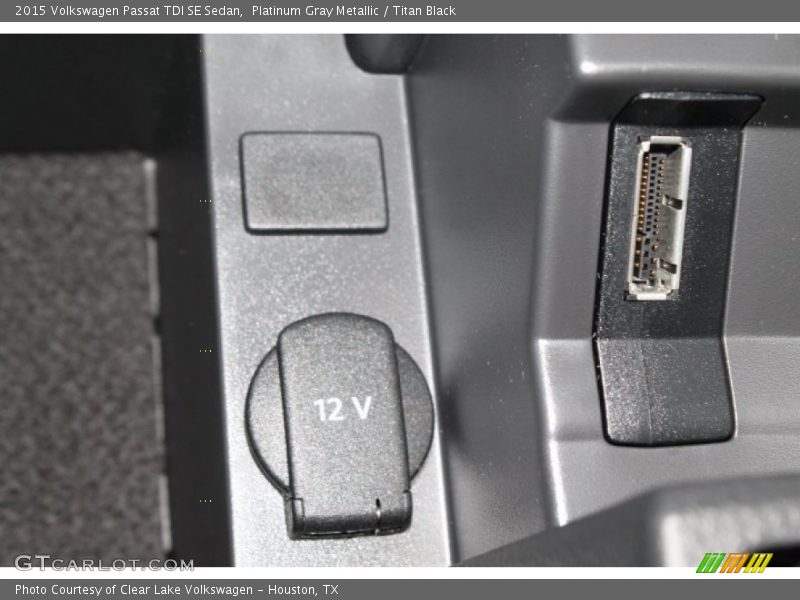 Platinum Gray Metallic / Titan Black 2015 Volkswagen Passat TDI SE Sedan