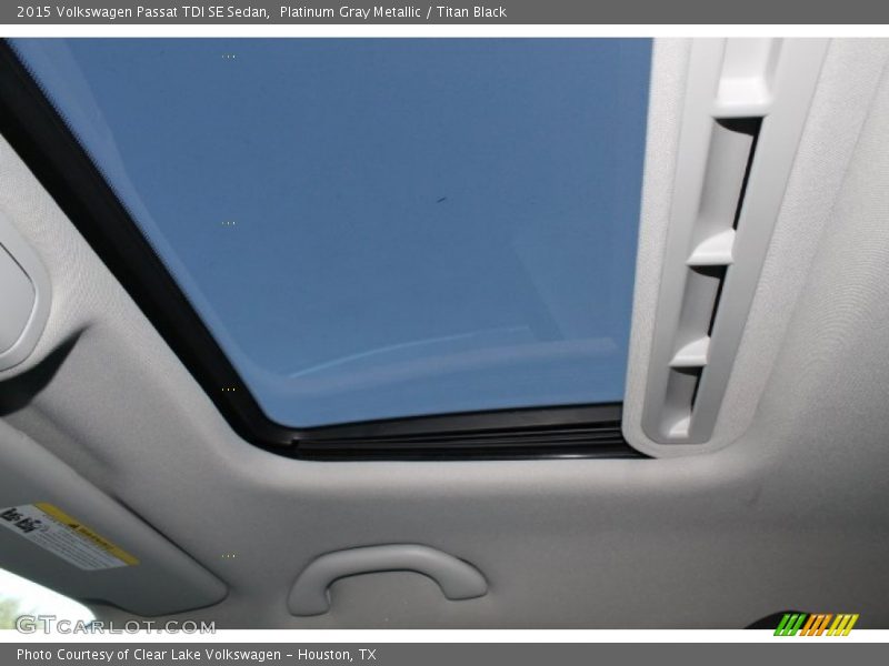 Platinum Gray Metallic / Titan Black 2015 Volkswagen Passat TDI SE Sedan