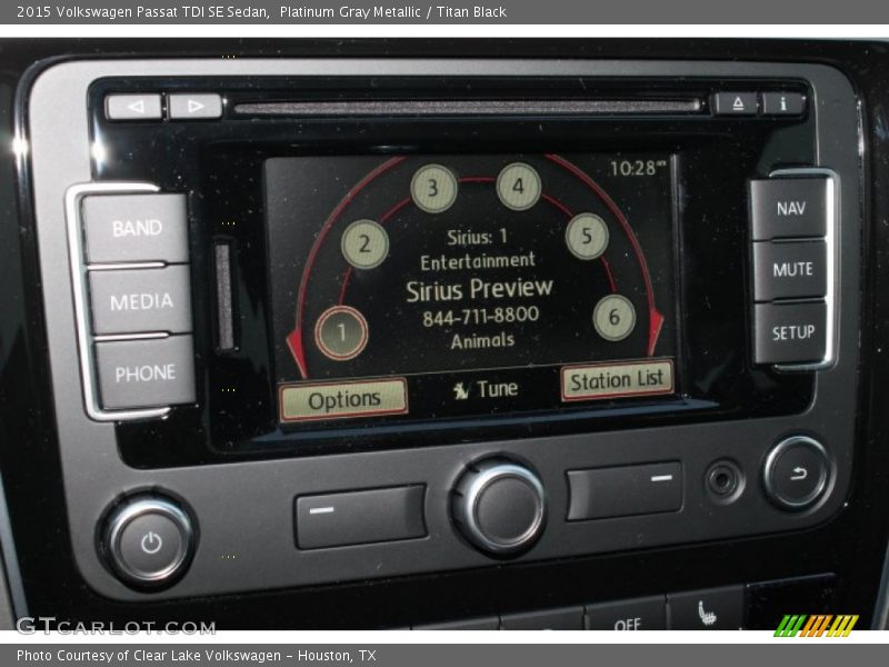 Platinum Gray Metallic / Titan Black 2015 Volkswagen Passat TDI SE Sedan