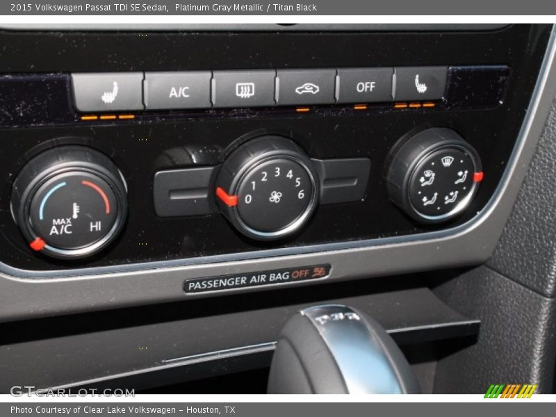 Platinum Gray Metallic / Titan Black 2015 Volkswagen Passat TDI SE Sedan