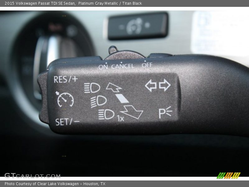 Platinum Gray Metallic / Titan Black 2015 Volkswagen Passat TDI SE Sedan