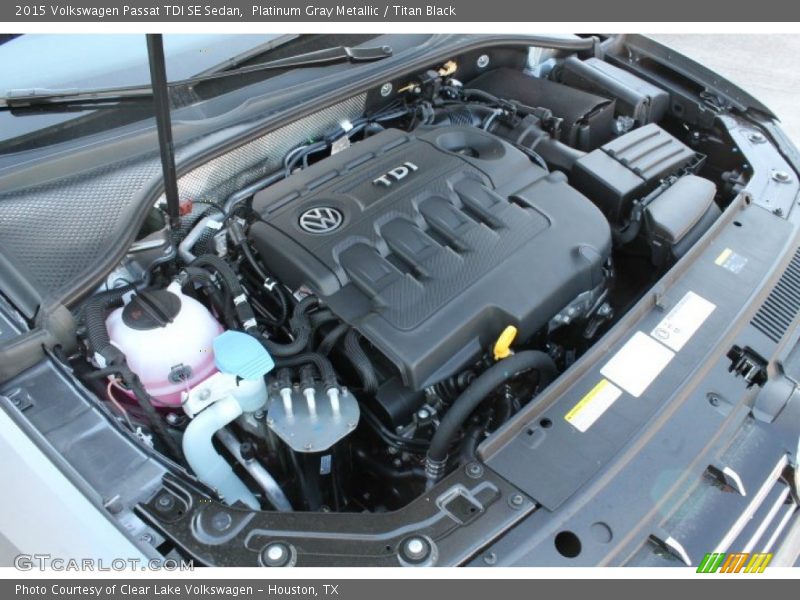 Platinum Gray Metallic / Titan Black 2015 Volkswagen Passat TDI SE Sedan