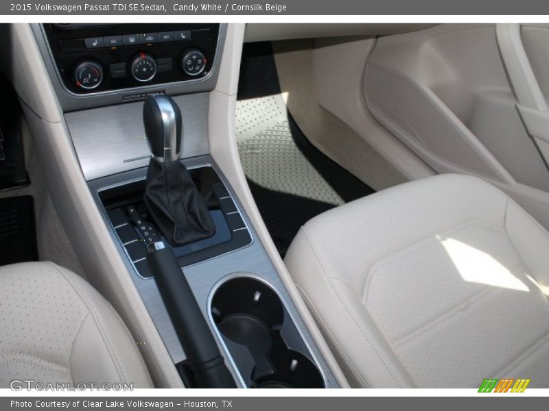 Candy White / Cornsilk Beige 2015 Volkswagen Passat TDI SE Sedan