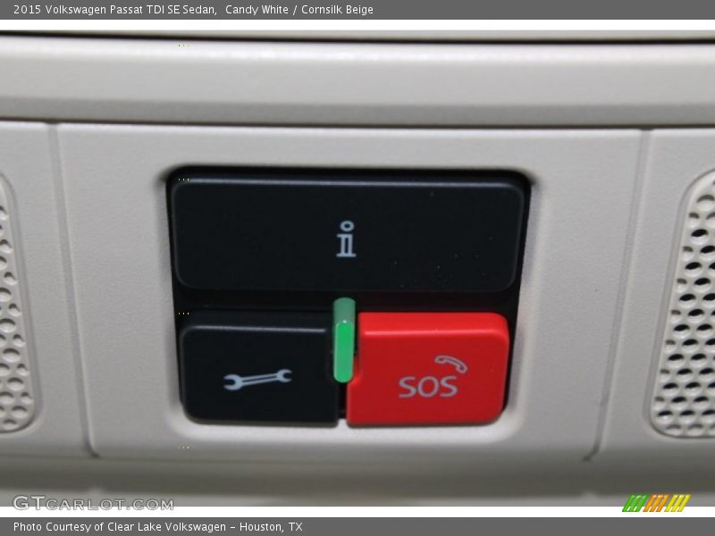 Candy White / Cornsilk Beige 2015 Volkswagen Passat TDI SE Sedan