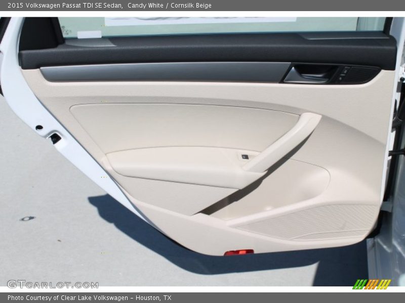 Candy White / Cornsilk Beige 2015 Volkswagen Passat TDI SE Sedan