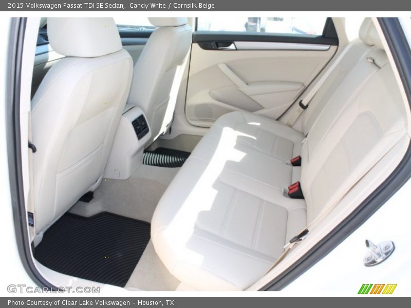 Candy White / Cornsilk Beige 2015 Volkswagen Passat TDI SE Sedan