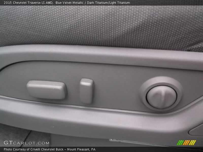 Blue Velvet Metallic / Dark Titanium/Light Titanium 2015 Chevrolet Traverse LS AWD