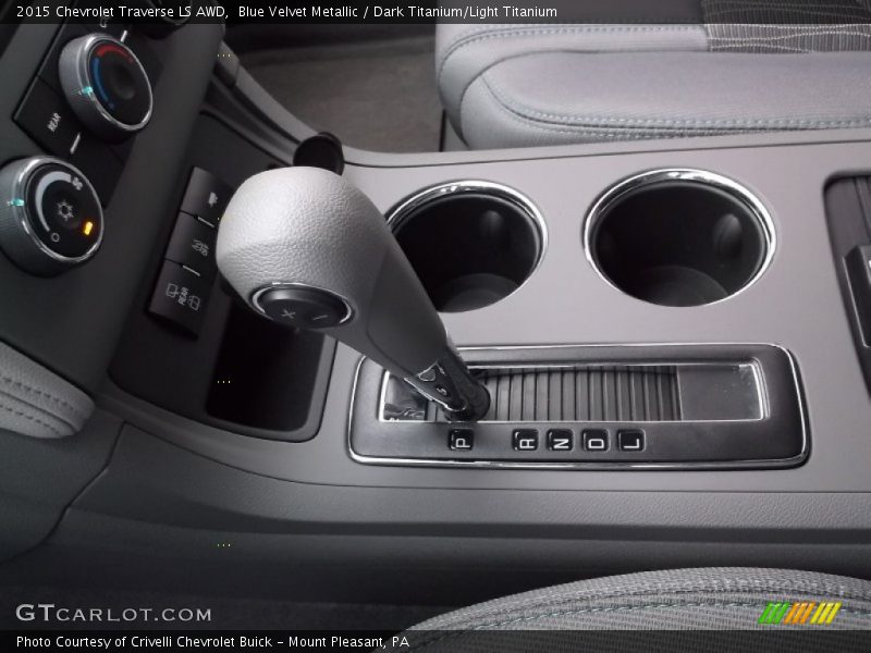 Blue Velvet Metallic / Dark Titanium/Light Titanium 2015 Chevrolet Traverse LS AWD