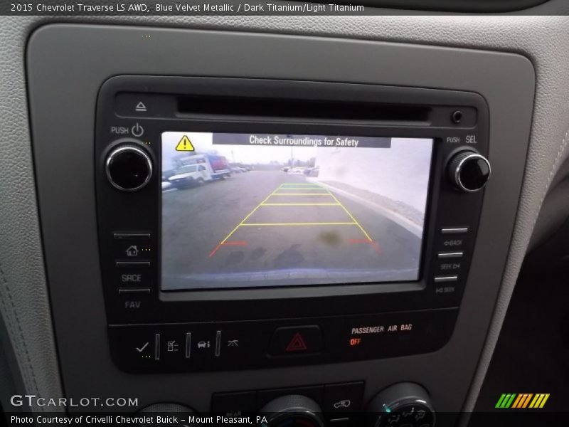 Blue Velvet Metallic / Dark Titanium/Light Titanium 2015 Chevrolet Traverse LS AWD