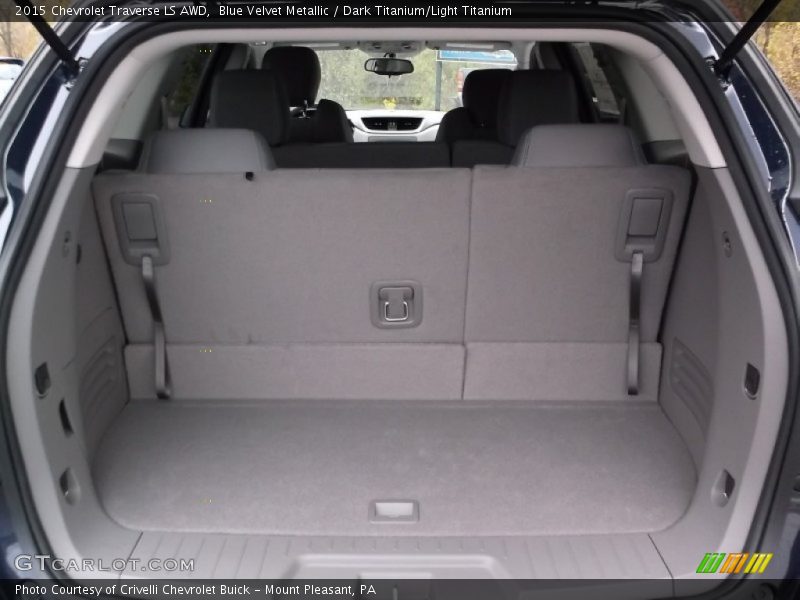 Blue Velvet Metallic / Dark Titanium/Light Titanium 2015 Chevrolet Traverse LS AWD