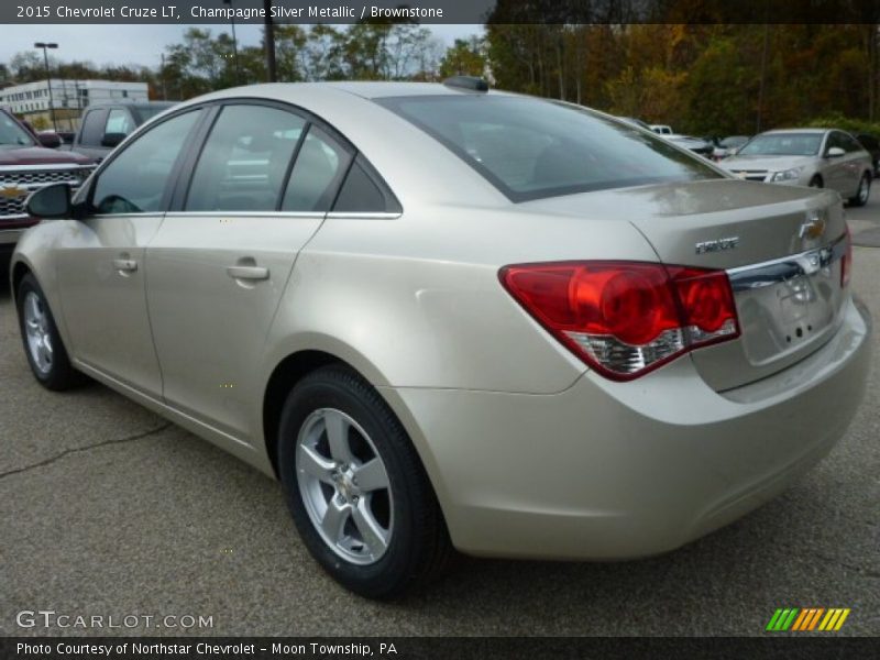Champagne Silver Metallic / Brownstone 2015 Chevrolet Cruze LT