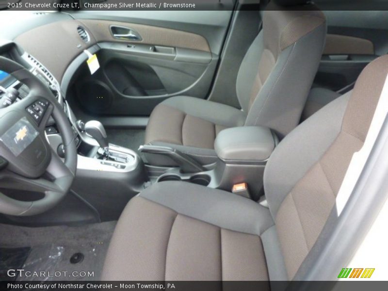 Champagne Silver Metallic / Brownstone 2015 Chevrolet Cruze LT
