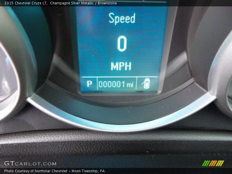 Champagne Silver Metallic / Brownstone 2015 Chevrolet Cruze LT