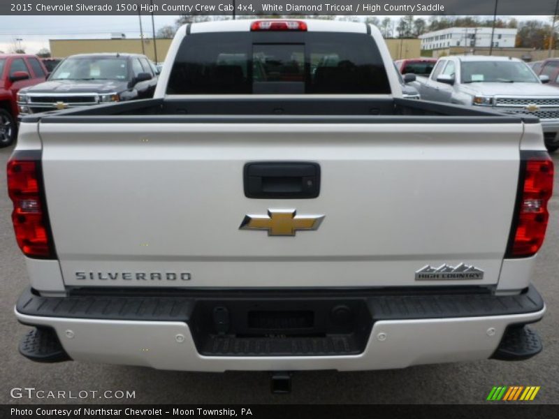 White Diamond Tricoat / High Country Saddle 2015 Chevrolet Silverado 1500 High Country Crew Cab 4x4