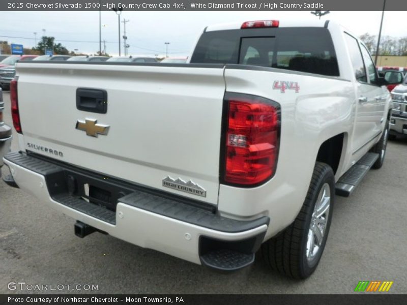 White Diamond Tricoat / High Country Saddle 2015 Chevrolet Silverado 1500 High Country Crew Cab 4x4