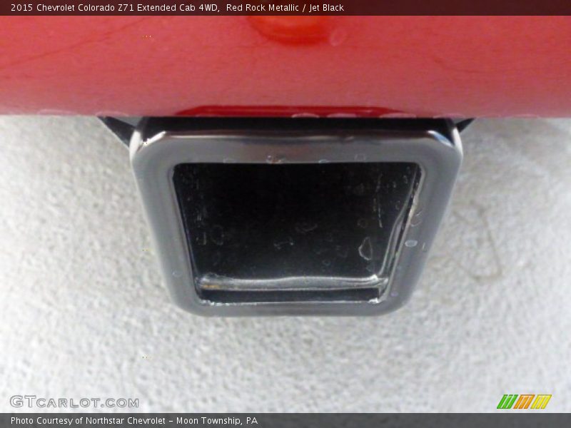 Red Rock Metallic / Jet Black 2015 Chevrolet Colorado Z71 Extended Cab 4WD