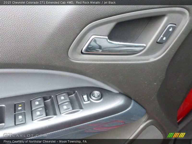 Red Rock Metallic / Jet Black 2015 Chevrolet Colorado Z71 Extended Cab 4WD