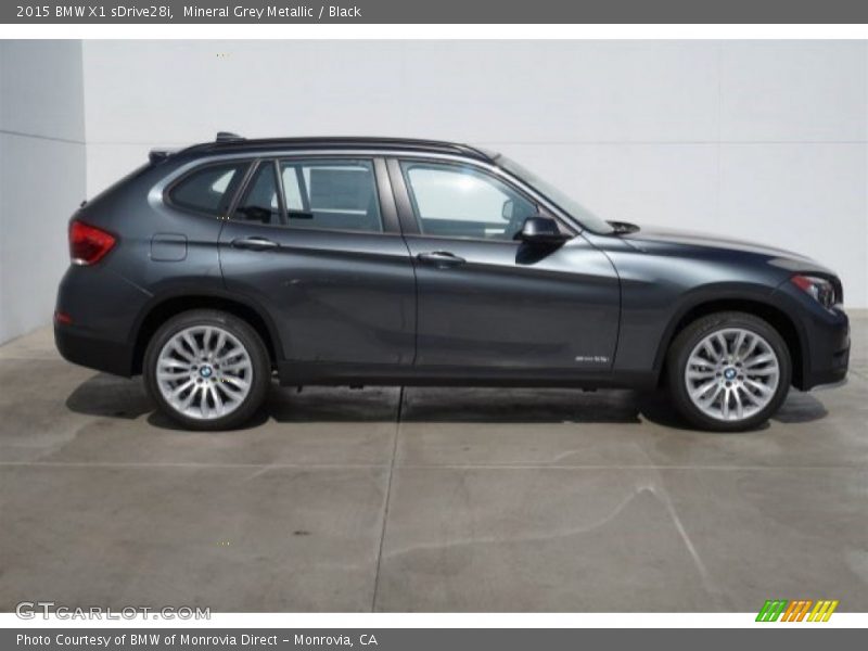 Mineral Grey Metallic / Black 2015 BMW X1 sDrive28i