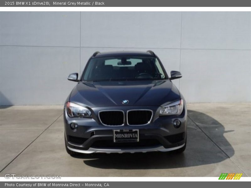 Mineral Grey Metallic / Black 2015 BMW X1 sDrive28i