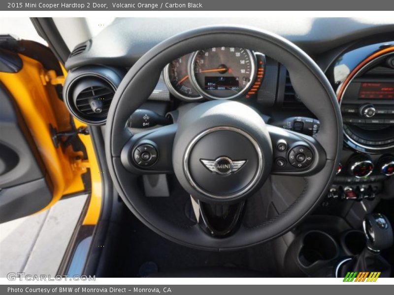 Volcanic Orange / Carbon Black 2015 Mini Cooper Hardtop 2 Door